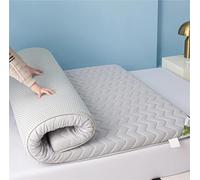8cm Thick Japanese Futon Mattress PadBreathable Foldable Gray 90x190 cmIdeal for Camping Extra Support Cozy Sleep Solution Portable Bed for Home & Travel