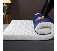 8cm Thick Memory Foam Mattress Topper 150x200cm Queen Size Japanese Style Breathable Pad Foldable Cushioned Bed Support for Enhanced Comfort