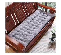 8cm Thick Outdoor Bench Cushion Rectangular Chaise Swing Pillow Soft Padding with Ties for 1 4 Seats Garden & Patio Furniture Color: N Size: Three Seater