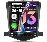 8Core 4GRAM 64ROM 5G WiFi Car Radio for Chevrolet Chevy Cruze 2009-2015 10.4inch Octa core Tesla Style Stereo IPS Touch Screen Wireless CarPlay Andriod Auto GPS FM SWC Camera Online upgrade OTA system