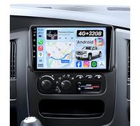 8Core Car Radio for Dodge Ram 1500 2500 3500 Radio 2002 2003 2004 2005:9 Inch 1280x800 IPS Touchscreen Wireless CarPlay Android Auto Bluetooth 5.0 DSP FM/RDS Audio 5G WiFi GPS 1080P Backup Camera