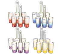 8er Set Lint Roller Incl. 16 Replacement Rollers Animal Hair Remover