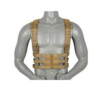 8FIELDS Molle Skeleton Chest Rig Versatile Equipment Airsoft Army Outdoor Camping (Coyote)