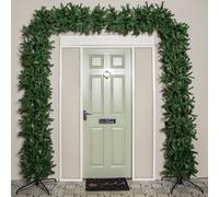 8ft Double Door Christmas Tree Arch in Green with 2000 Tips