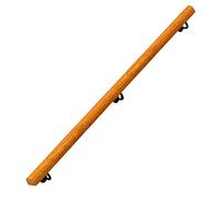 8ft Adjustable Anti-Slip Wooden Stair iling - Wall-Mounted Safety Support Rod for Indoor/Outdoor Stairs - Fits 1ft to 15ft Stairways - Banister Guard