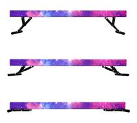 8FT Aluminum Competition Adjustable Balance Beam Light Weight, High and Low Level Gymnastics Competition Style Training Beam with Legs (Magic Star)