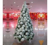 8ft Artificial Christmas Tree Snow Covered Elegant with Various Tips Xmas Home Decor
