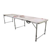8FT Beer Pong Table Folding Party Portable Prosecco Drinking Games -Professional