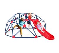 8FT Dome Climber Kids Climbing Frame W/ Slide Geometric Climbing Dome