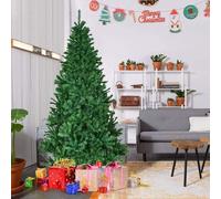 8ft/2.4m Alaskan Pine Green Artificial Christmas Tree 1100 Tips Large Bushy