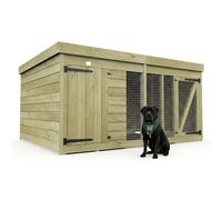 8ft x 6ft Dog Kennel & Run Treated Timber Fast & Free 2-5 Day Delivery