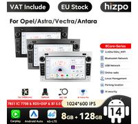 Hizpo Carplay for Opel Astra H Vectra C Antara Zafira Corsa Android Auto Car Radio Multimedia Player GPS Bluetooth DSP RDS SWC P2-CP Silver