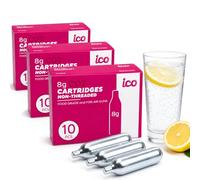 8g CO2 Cartridge for Soda Syphon (30pk) Soda Syphon Cartridges Non-Threaded
