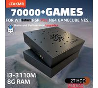 8G Ram 2T Rom New Upgrade Retro Gaming Device 70000+ Games for Wii 260 PS2 DC PSP GAMECUBE 2T Loaded X8 Pro Console Windows 11 2T HDD BW