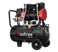 8Gal Ultra Quiet Oil-Free Air Compressor Portable, Max 115PSI 1.5HP 4.52CFM 70dB Low Noise Air Compressor for Auto Repair, Bike Tires, Garage Spray Painting 110V/60Hz
