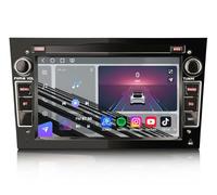 8GB+128GB Android 14 Qualcomm 8 Core Car Stereo for Vauxhall Astra H Corsa D Corsa C Zafira B Vivaro Wireless CarPlay Wifi Bluetooth 5.1 DSP Handsfree Wifi SWC DAB+ GPS SatNav 7" Touchscreen