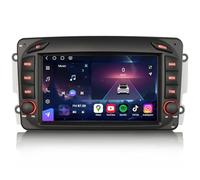 8GB+128GB Qualcomm Car Stereo 8 Core Android 14 DAB+ GPS Radio for Mercedes BENZ A/C/G/CLK Class W203 W209 W463 Vito Viano Satnav Wireless CarPlay Android Auto WiFi 4G Bluetooth 5.1 USB 7" Touchscreen