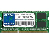 8GB DDR3 1066MHz PC3-8500 204-PIN SODIMM MEMORY RAM COMPATIBLE WITH MACBOOK & MACBOOK PRO 13" (MID 2010)