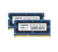 8GB DDR3 Kit (2X4GB), DDR3 1600, PC3-12800, ROYEMAI 2RX8 PC3 12800S 1.35V CL11 204-pin PC3/PC3L DDR3L SO-DIMM RAM for Laptop