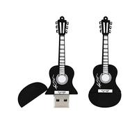 8GB Guitar Model USB 3.0 Flash Drive Pen Drive Thumb Drive Pendrive USB Memory Stick Jump Drive Compact Size USB Flash Disk USB Drive USB 3.0 Stick - Black