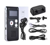 8GB Intelligent Digital Audio Voice Phone Recorder Dictaphone MP3 Music Player Voice Activate VAR A-B Repeating