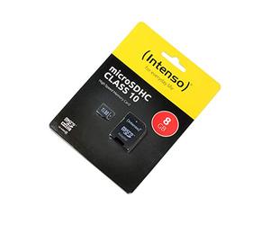 8GB Memory Card compatible with Prestigio Grace A1, microSDHC, Class 10, HighSpeed, +SD Adapter