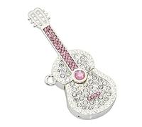 8GB Metal Guitar Model 3.0 USB Flash Drive Pen Drive Data Storage Thumb Drive Memory Stick USB Drive USB Stick USB 3.0 Flash Drive PenDrive U Disk Flash Memory Flash Disk - Silver