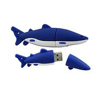 8GB Shark Shape USB Flash Drives Pen Drive Memoria Flash Stick PenDrives USB Flash Disk Thumb Drive U Disk USB Drive USB (Blue)