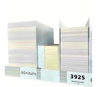 8Gnituhs 20 PCS 15" * 9.8" 1.6MM Shelf Dividers for Closet Organization Metal Closet Shelf Divider Set Wire Shelf Divider Closet Shelf Organizer Towel Shelf Divider for Wooden or Vertical