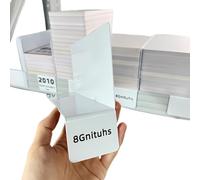 8Gnituhs 20 Pcs 20 * 10CM 1MM PVC Folder Classification Partition File Classification Label Shelf Dividers Logo Inventory Shelf Warehouse Sign