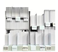 8Gnituhs 20 Pcs 20 * 15 CM 1MM Rack Size Dividers Mini Closet Shelf Dividers Tag; Shelf Label; Book Tracker Bookmark; Library Card Bookmark Creative Book Accessories for Reading Lovers; Book Tracker