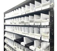 8Gnituhs 20 Pcs 39 * 15CM 1MM PVC Shelf Dividers for Closets Wood Shelf Separators Clothes Organizer and Bedroom Storage and Organization Organization Separator Shelf Laber