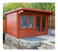 8Gx12 Shire Belgravia Log Cabin 44mm Logs