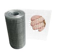 8in X 20ft Hardware Cloth 1/4 Inch 23Gauge, Galvanized Welded Wire Metal Roll, Garden Rabbit Fencing, Snake Fence, Chicken Gopher Racoons Critters Rehab Cage