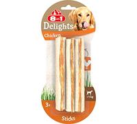 8in1 Delights Chews Sticks - 3 Pack Chew Sticks (75g)