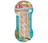 8in1 Delights Twist Dental Sticks, 10-Piece, clear