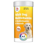 8in1 Dog Multivitamins Nutritional Supplement - 9 multivitamins and 5 micronutrients - 70 tablets - for active lifestyle and immunity