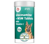 8in1 Glucosamine and MSM Dog Nutritional Supplement - Joint Care - 55 tablets - for stiff joints and healthy collagen growth