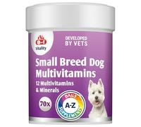 8in1 Small Breed Dog Multivitamins Nutritional Supplement - 12 multivitamins and essential minerals - 70 tablets - for active lifestyle and immunity