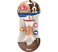8in1 Triple Flavour Bone S - chewy dog bone with chicken fillet, pork hide and beef hide, 1 pc.