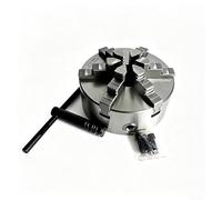 8inch 6-Jaw Self-Centering Chuck, 0.05mm Precision, 3000RPM, 250 N·m, for CNC Lathes & Grinders Maching Thin-Wall Parts Shafts, Discs, and Square Parts