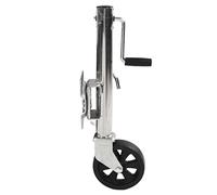 8inch Caster Trailer Jack Wheel Replacement, 1500lb for RV Trailer Jack 8in Guide Wheel Excellent Adjusting Up Replacement