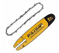 8inch DWZCSB 8 Chainsaw Bar&DWO1DT6 8 Chain Combo，Saw Chains Combo for DEWALT DCCS620, DCCS620P1, DCCS620B ChainSaw(1Chains + 1Bar)