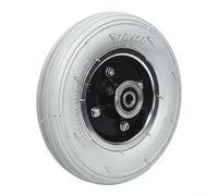 8Inch Electric Wheelchair Front Wheel Pneumatic Tire, 200X50 Inflatable Mobility Scooter Wheel, For Indoor Outdoor (black 8mm)