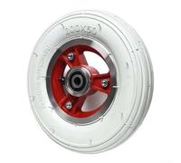 8Inch Electric Wheelchair Front Wheel Pneumatic Tire, 200X50 Inflatable Mobility Scooter Wheel, For Indoor Outdoor (red 8mm)