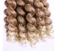 8inch Ombre Jamaican Bounce Jump Wand Curl Twist Crochet Braids Hair Extensions Black Synthetic Braiding Hair Short Afro Kinky Curly African Hair 8inch 20strands/Pack27613