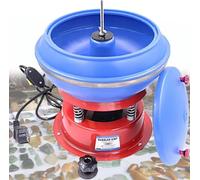 8inch Tumbler Vibrating Polishing Machine, 3kg Vibratory Polisher Vibration Grinder Tools,for Metal Jewelry