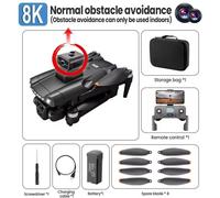 (8K 1B) New V198 Gps Drone Esc 8k Hd Camera Professional Fpv 5g Wifi Laser/optical Flow Obstacle Avoidance Brushless Motor Foldable Quadcopter Toy Gift