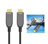 8K 60Hz 2.1 Fiber Optic Cable with Full eARC Support and HDR10 Plus for Next Generation AV Equipment