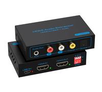 8K 60Hz HDMI Audio Extractor 4K 120Hz HDMI to Optical Coaxial AUX Converter HDCP Digital DTS 5.1 EDID Management PCM 2.0 for Fire TV PS4 PS5 Xbox